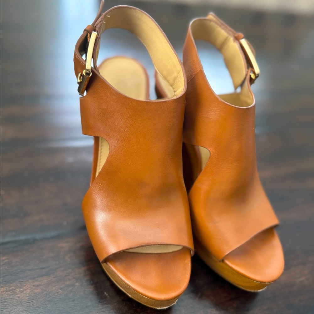 Michael Kors Open Toe Wedge Platform